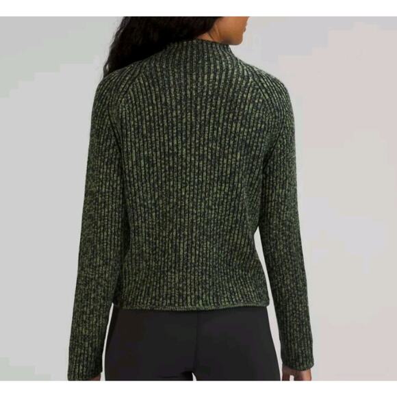 Lululemon Sweater Cotton Cashmere Blend Mock Neck Sweater NOWT - Picture 2 of 7